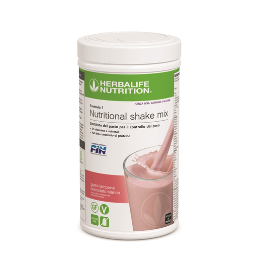 Formula 1 sostituto del pasto Free - lampone e cioccolato bianco