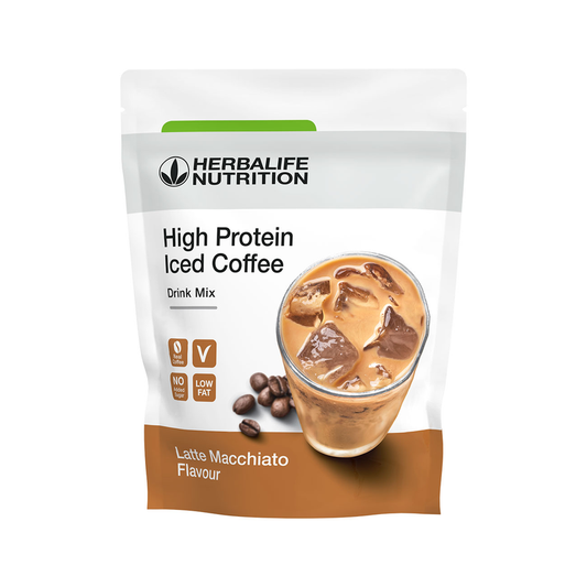 High Protein Iced Coffee gusto Latte Macchiato